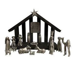 Lisa‎ Leonard Nativity Collection – Core Set + 4 Add-Ons – 18 Piece Rare Display